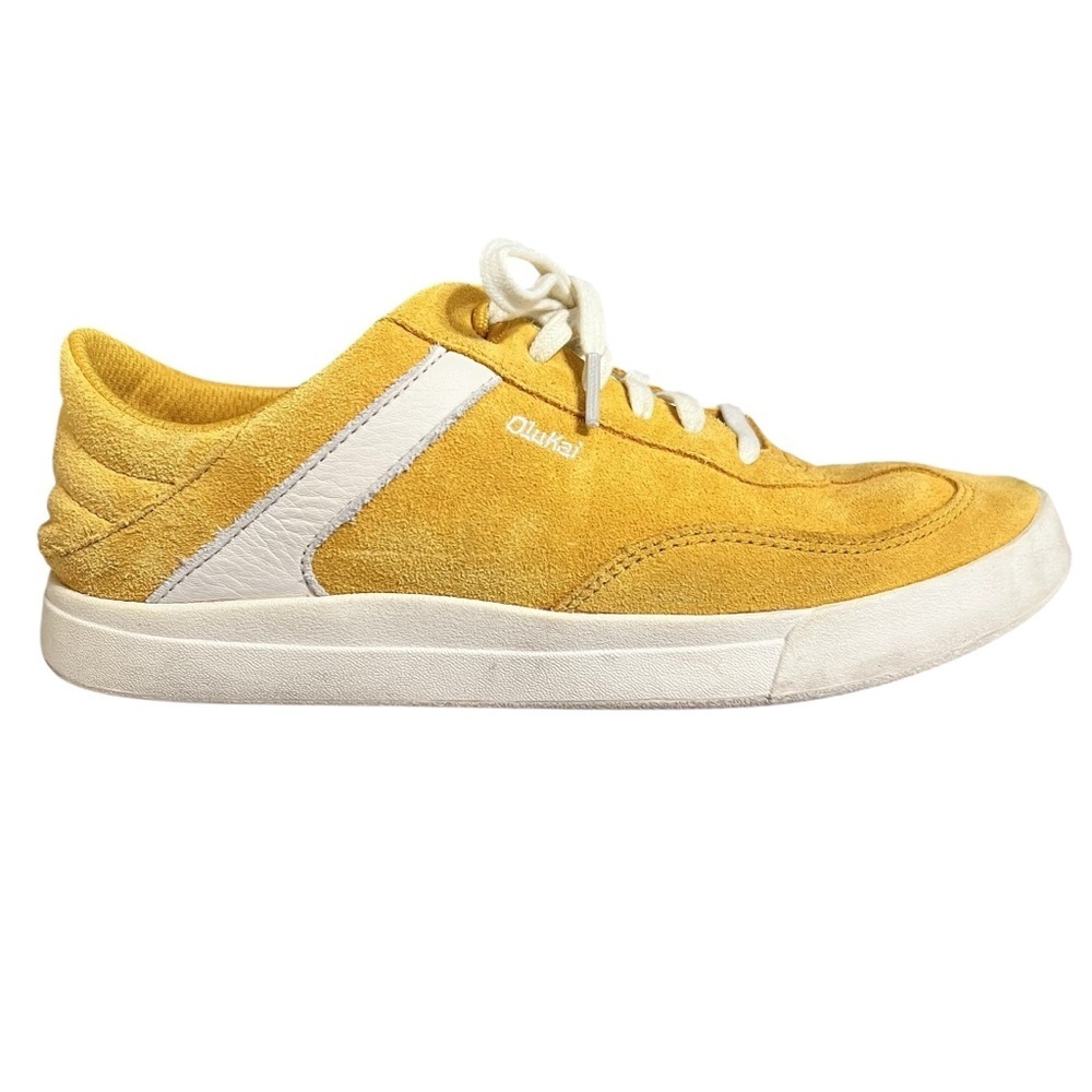 OLUKAI Ha‘upu Sneakers in Mustard/off white - Picture 3 of 10